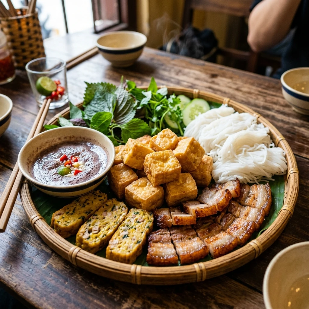 Đặc sản Bún đậu Hồ Gươm 88