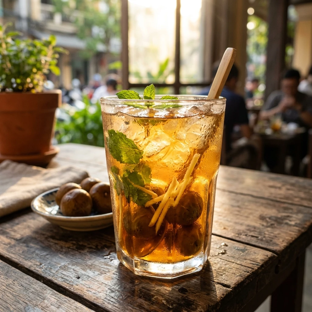 Nước sấu đá Hà Nội mát lạnh
